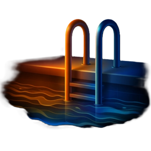 3D ikon for fugning i offentlige bade, svømmehaller og wellnessområder